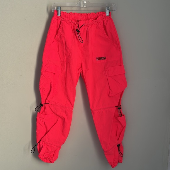 Zumba Fitness womens Bright Pink Joggers - Picture 2 of 7